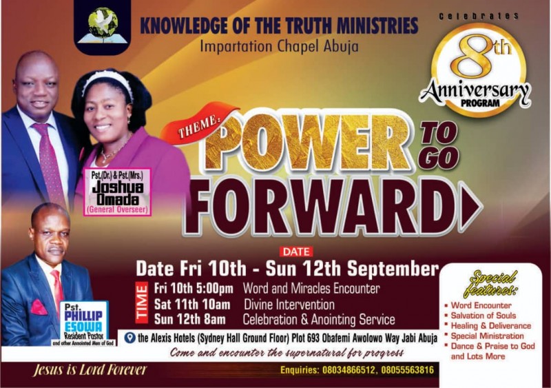 Ktm Abuja, Worship Centre Anniversary Celebration
